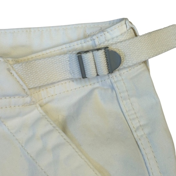 Sanctuary Women's High Waist Cargo Shorts White XL - Picture 2 of 8
